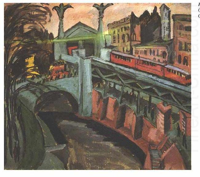 Ernst Ludwig Kirchner Hallesches Tor, Berlin china oil painting image